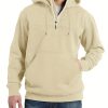 Men’s New Knitted Casual Hooded Sweatshirt – Spring and Autumn Trendy Top | Suitable as a Gift – Quarter Zip – Regular Fit – Long Sleeve – Solid Color