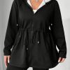Plus Size – Plus Size – Plus Size – Plus Size, Women’S Plus Size Winter Hooded Coat – Elegant Long Jacket with Front Zipper Closure, Non-Stretchy Fabric, H-Line Silhouette for Cold Weather – Formal & Everyday Outerwear (Black) – Easy-Care Winter Clothing, Ladies Winter Coats, Seasonal Fashion, Classic Design, Durable Construction, Office Wear, Cold Weather Gear, Hooded Design, Cozy Lining, Professional Women, Thick, Winter Coat, Women Plus Size, Plus Size Winter Jacket, Winter Jacket