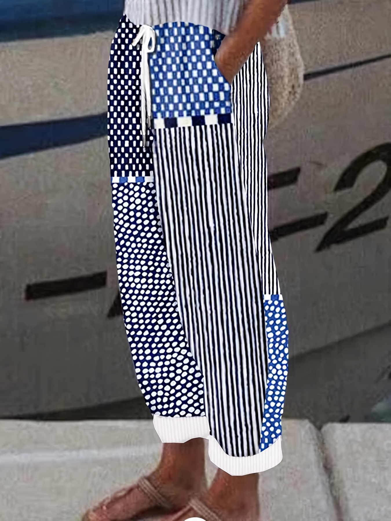 Bestseller - Women's Casual Pants - Targeted Printed